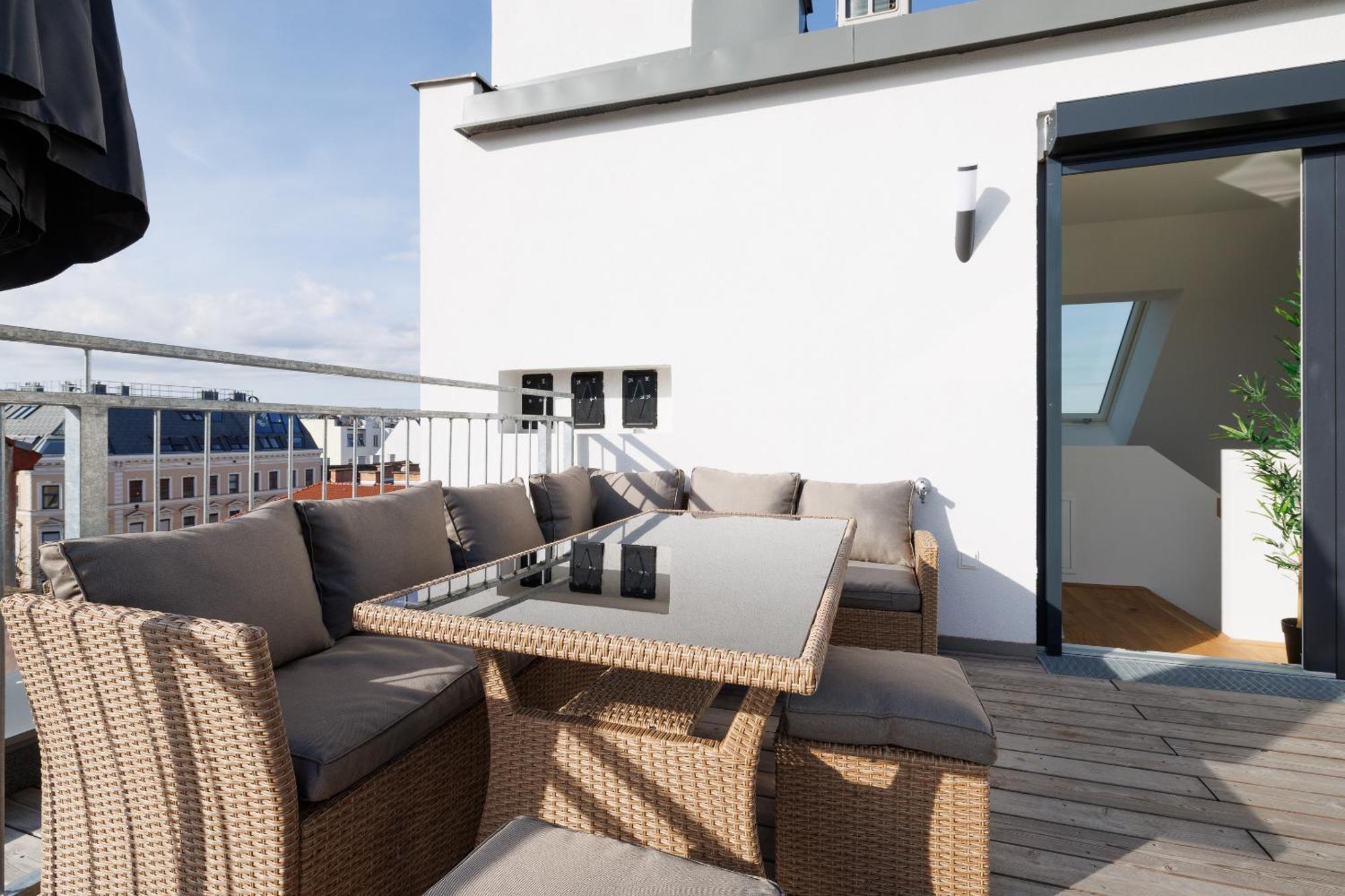 Symphony Apartments 38 - Modern Loft With Terrace And Grill In Central Location Vienna Luaran gambar